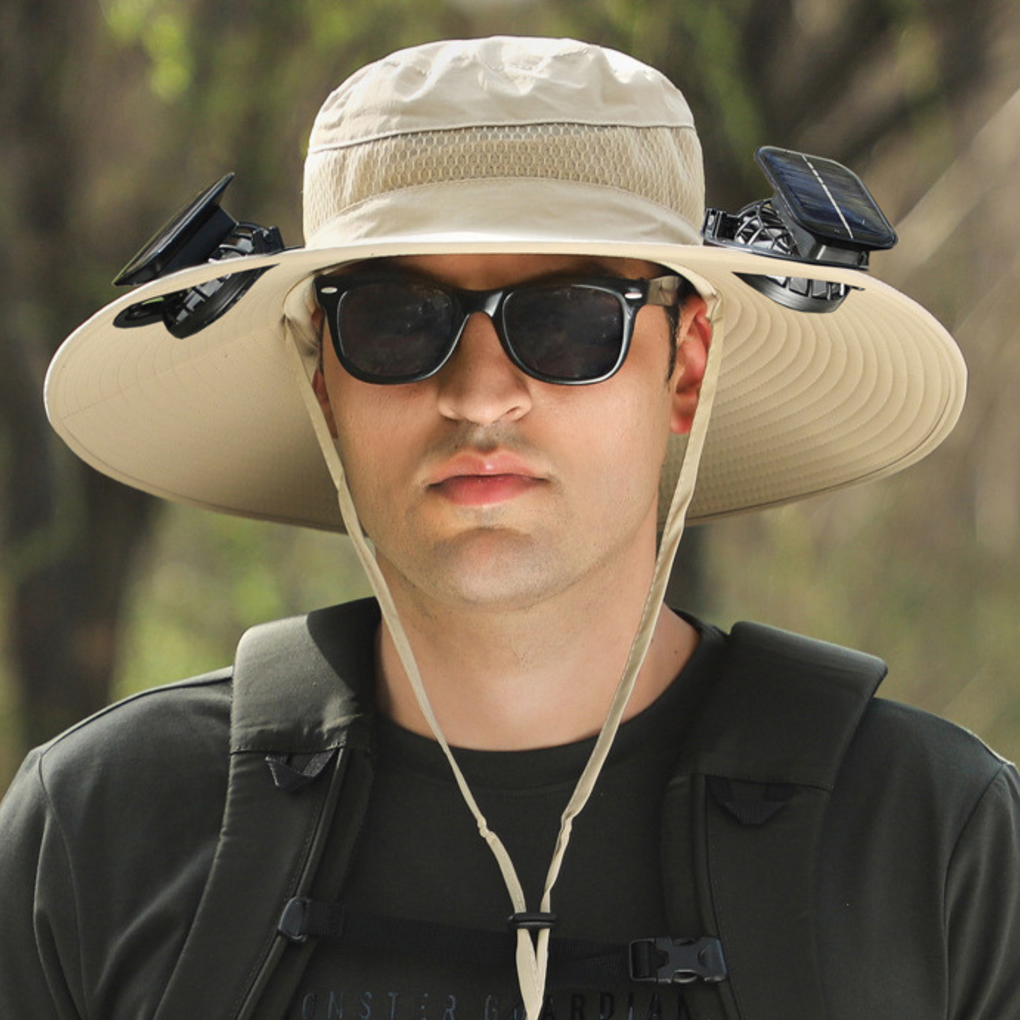 Outdoor Solar Fan Hat