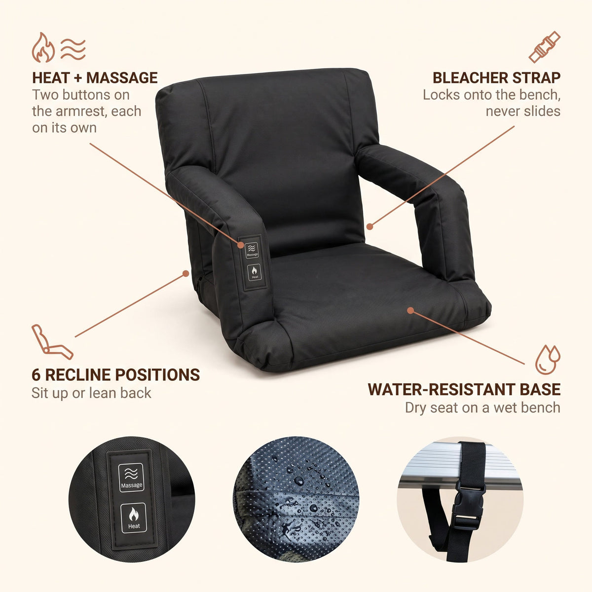 NORTHWELL™ Heated Massage Seat